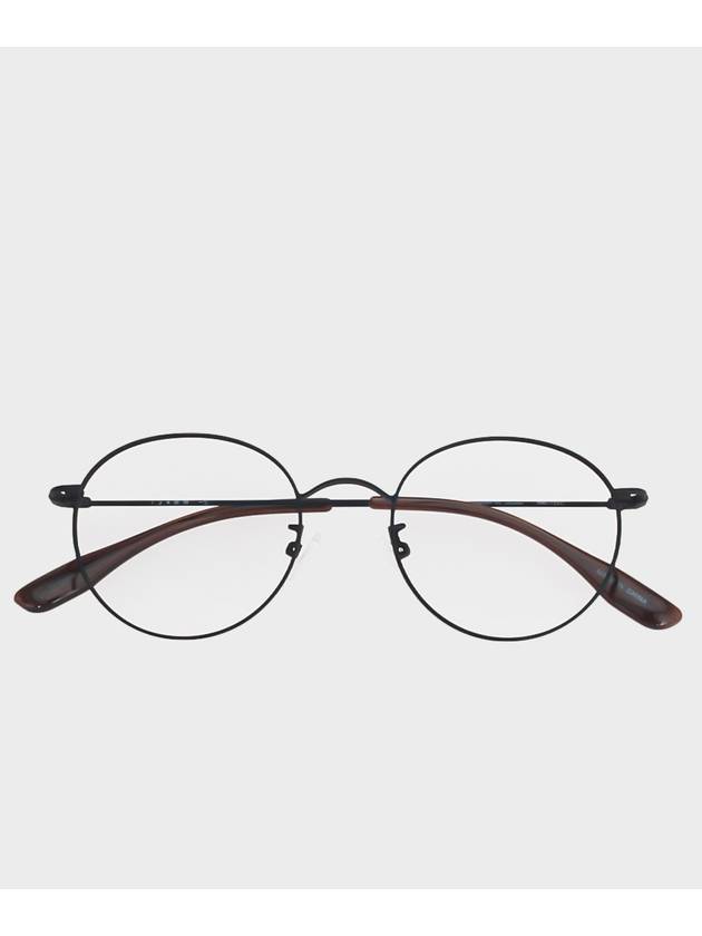 Eyewear Round Eyeglasses Matte Black - 134MM - BALAAN 1