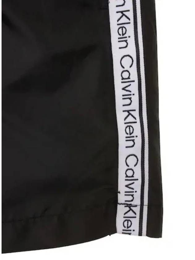 Underwear Logo Recycle Tag Pocket Swim Shorts Black - CALVIN KLEIN - BALAAN 3