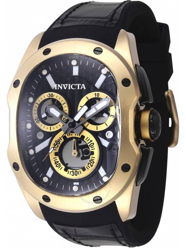 Invicta Lupah Revolution 2.0 Chronograph Quartz Black Dial Men's Watch 45441 - INVICTA - BALAAN 1