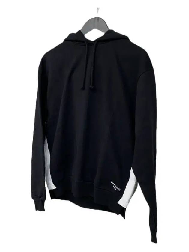 Contrast Tape Hoodie Black - ACNE STUDIOS - BALAAN 3