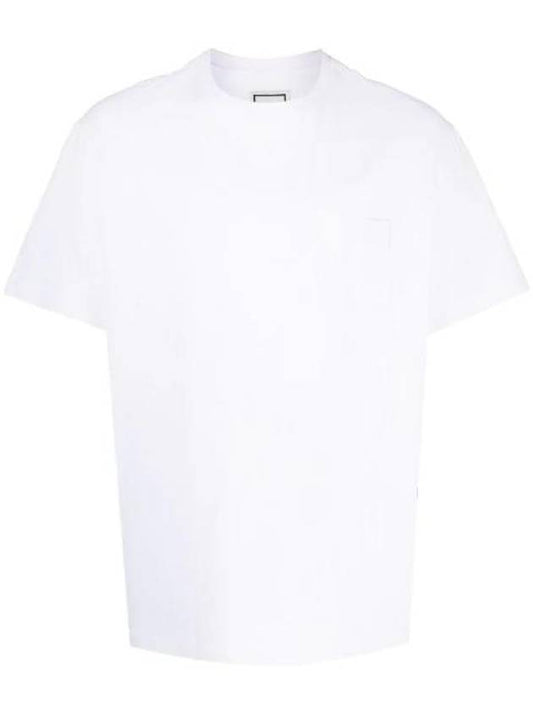 Frame Back Logo Short Sleeve T-shirt White - WOOYOUNGMI - BALAAN 1
