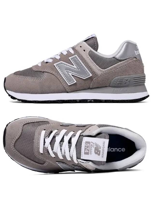 574 Low Top Sneakers Grey - NEW BALANCE - BALAAN 8