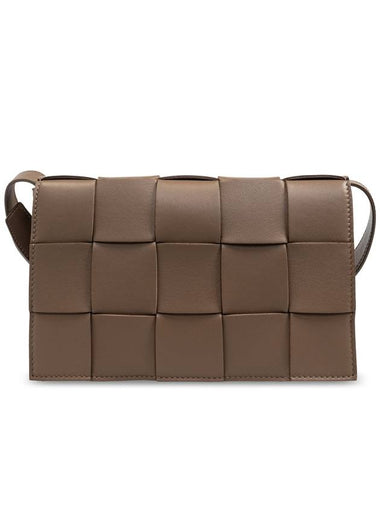 Bottega Veneta Shoulder Bag ‘Cassette’, Women's, Brown - BOTTEGA VENETA - BALAAN 1