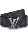 LV Initial 40MM Reversible Monogram Damier Gray Men s Belt M9043 M0087 M0285 - LOUIS VUITTON - BALAAN 2