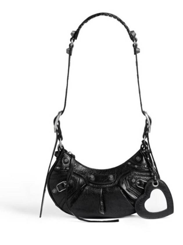 Le Cagole XS Lambskin Shoulder Bag Black - BALENCIAGA - BALAAN 2