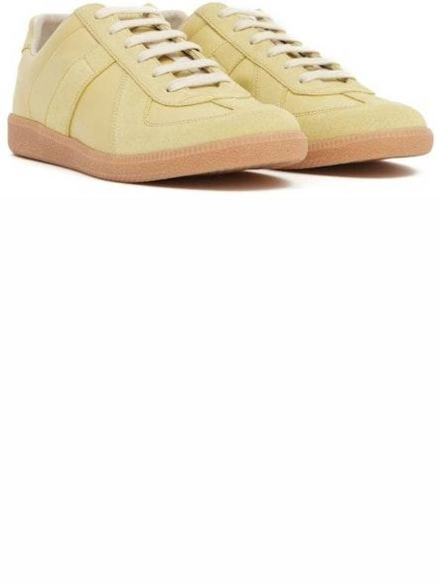 Replica Calfskin Low Top Sneakers Yellow - MAISON MARGIELA - BALAAN 3