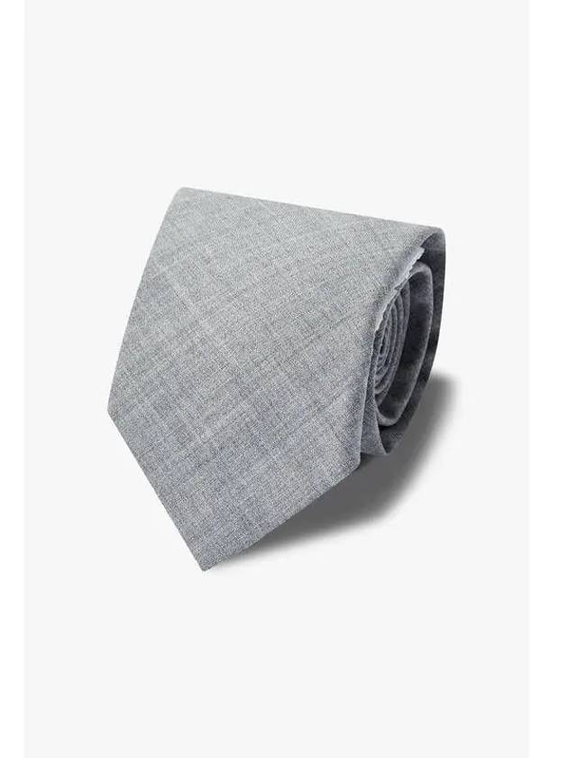 Men s Virgin Wool Shooting Tie Melange Gray - BRUNELLO CUCINELLI - BALAAN 1