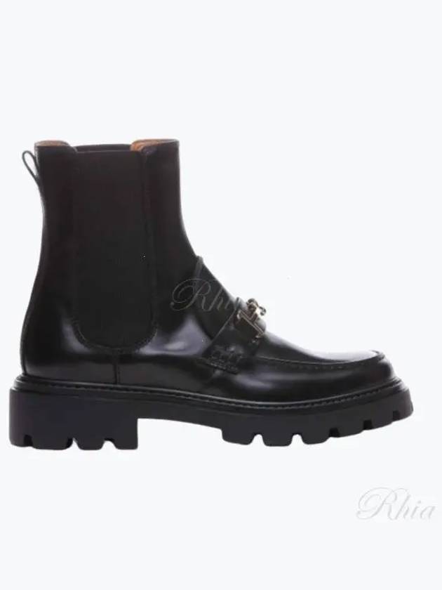 Women's Leather Chelsea Boots Black - TOD'S - BALAAN 2