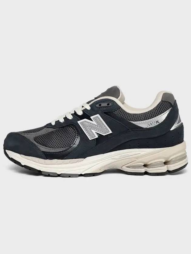 2002R Premium Vintage Low Top Sneakers Navy Grey - NEW BALANCE - BALAAN 3