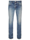 Slim Fit Denim Jeans Blue - SAINT LAURENT - BALAAN 1