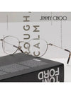 Glasses Frame JM004 YL7 Metal Frame Round Silver - JIMMY CHOO - BALAAN 2