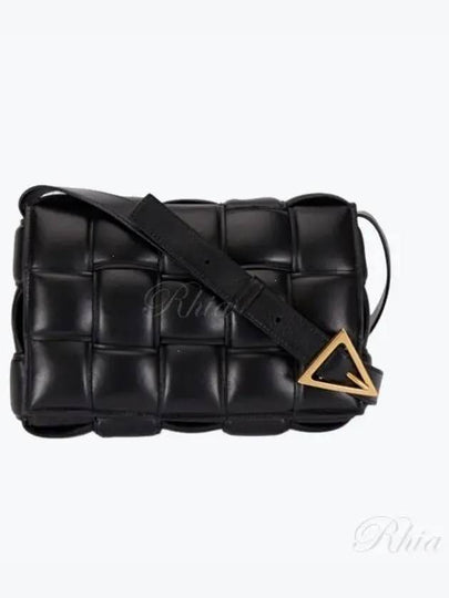 Gold Hardware Padded Cassette Cross Bag Black - BOTTEGA VENETA - BALAAN 2