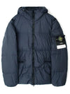 Men's Wappen Patch Crinkle Wraps Padding Navy - STONE ISLAND - BALAAN 2