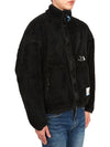 Logo Patch High Neck Zip-up Jacket Black - MAISON MIHARA YASUHIRO - BALAAN 6