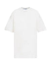 Triangle Logo Short Sleeve T-Shirt White - PRADA - BALAAN 2