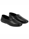 Triangle Logo Loafers Black - PRADA - BALAAN 2