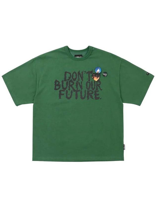 DBOF logo short sleeve t-shirt green - AJOBYAJO - BALAAN 2