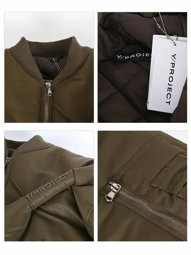 JACK91S23 F389 ARMYGREEN Bomber Jacket - Y/PROJECT - BALAAN 4