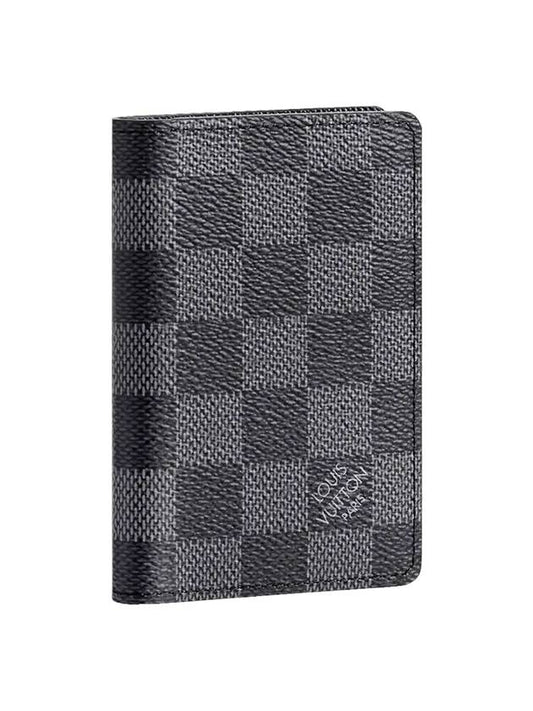 Pocket Organizer Damier Card Wallet Grey - LOUIS VUITTON - BALAAN 1