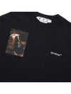 Caravaggio Print Sweatshirt OMAB064C99JER0081001 - OFF WHITE - BALAAN 8