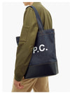 Logo Denim Axelle Tote Bag Navy - A.P.C. - BALAAN 5