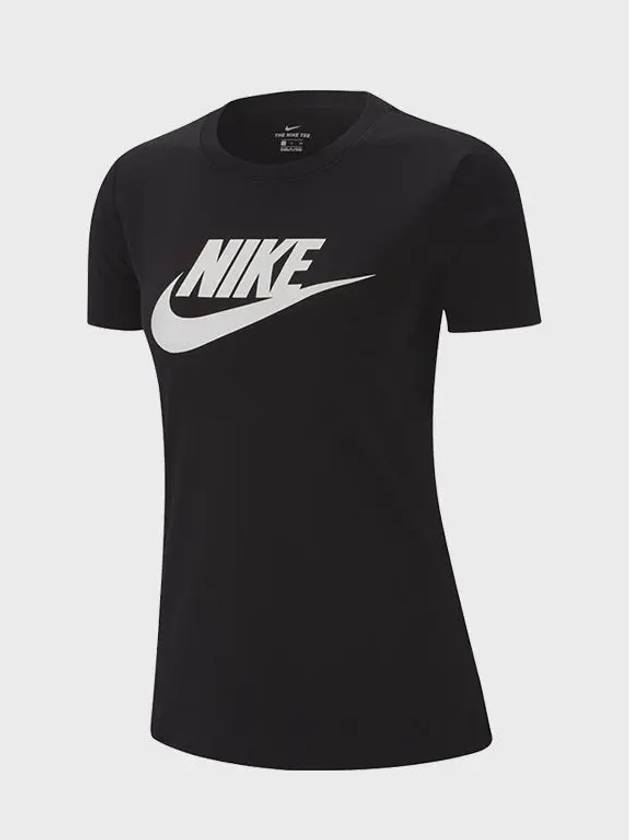 Icon Futura Cotton Short Sleeve T-Shirt Black - NIKE - BALAAN 3