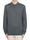 Men's Collar Long Sleeve TShirt MK005D BEETLE BLUE - ALLSAINTS - BALAAN 1