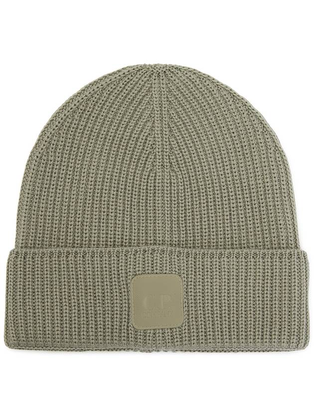 Logo Metropolis Wool Beanie Green - CP COMPANY - BALAAN 2