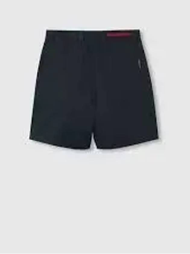 Double Cotton Shorts Dark Blue - GUCCI - BALAAN 2