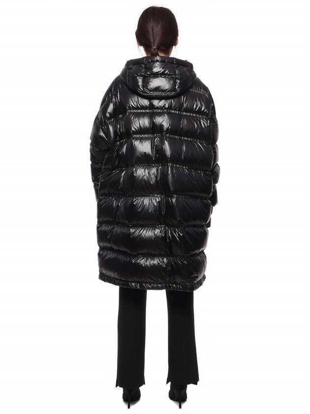 Rochelair Long Down Padded Jacket Black - MONCLER - BALAAN 6