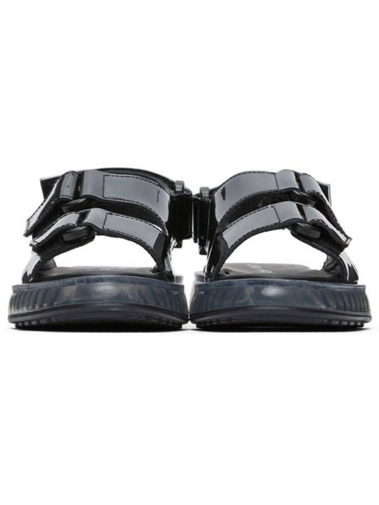 Black PVC Transparent Sole Sandals - JOSHUA SANDERS - BALAAN 2