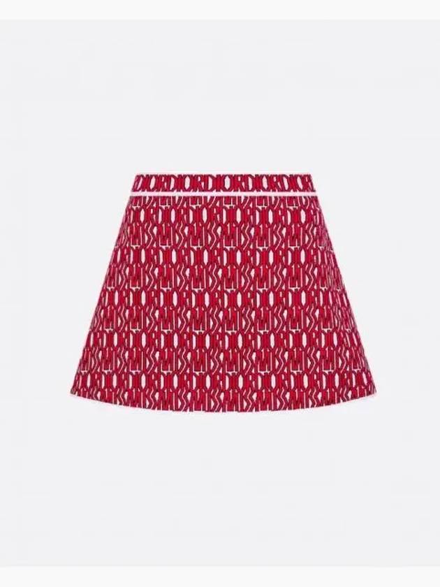 Flare miniskirt 454J03AM595 X3803 - DIOR - BALAAN 1