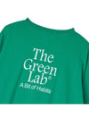 Essential Crop Long Sleeve T-Shirt Green - THE GREEN LAB - BALAAN 5