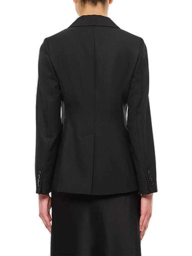 Osanna Double Breasted Blazer Jacket Black - MAX MARA - BALAAN 3