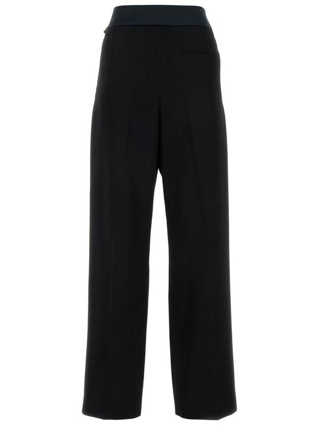 Straight Pants 6401543DU700 1000 Black - STELLA MCCARTNEY - BALAAN 3