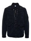 Chrome-R Hooded Over Long Sleeve Shirt Navy - CP COMPANY - BALAAN 2