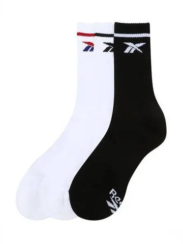 Vector Long Socks 3 Pack White Black - REEBOK - BALAAN 1