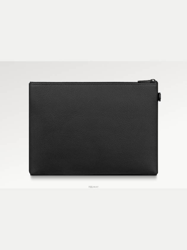 LV Aerogram Ipad Pouch Bag Black - LOUIS VUITTON - BALAAN 4