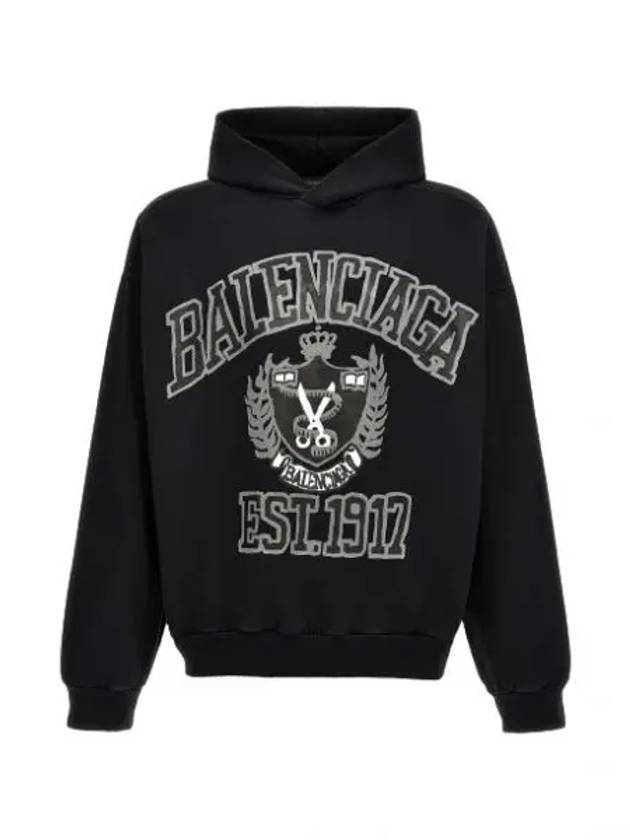 DIY College Medium Fit Hoodie Black - BALENCIAGA - BALAAN 2