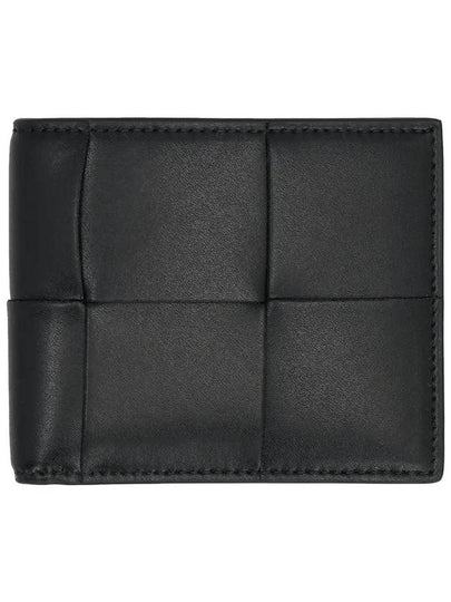 Intrecciato Cassette Half Wallet Black - BOTTEGA VENETA - BALAAN 2