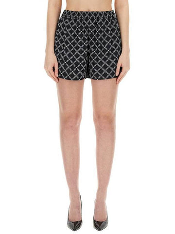 Michael Kors Monogram Bermuda Shorts - MICHAEL KORS - BALAAN 1