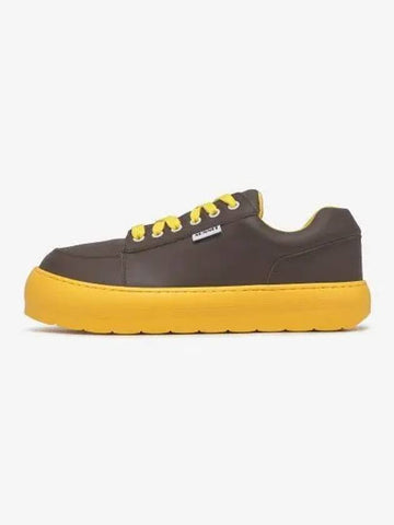 Dreamy Sneakers Dark Khaki Yellow CSHOXSNK001LTH0087203 - SUNNEI - BALAAN 1