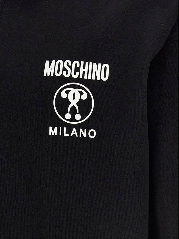 FW 23 24 Sweatshirt con cappuccio Double Question Mark A172470281555 - MOSCHINO - BALAAN 6