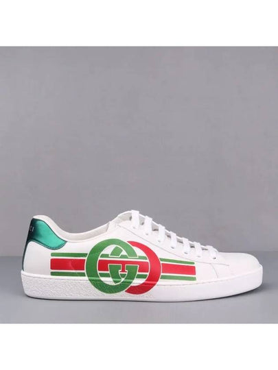 Ace Interlocking G Low Top Sneakers White - GUCCI - BALAAN 2