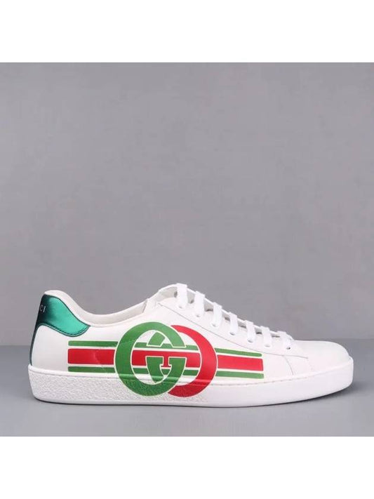 Ace Interlocking G Low Top Sneakers White - GUCCI - BALAAN 2