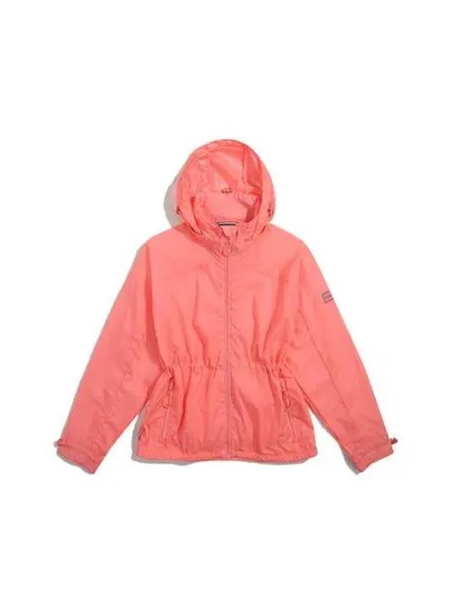 Travel Packable Rain Jacket Orange Flare - HUNTER - BALAAN 2