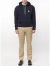 Chillax Fox Patch Classic Hoodie Navy - MAISON KITSUNE - BALAAN 4