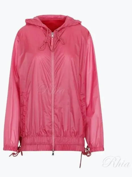 Point Two Hooded Jacket Pink - MONCLER - BALAAN 2