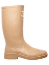 CC logo cowchalk rain boots beige - CHANEL - BALAAN 2