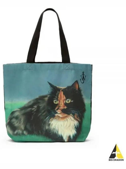 Cat Graphic Reversible Tote Bag - JW ANDERSON - BALAAN 2